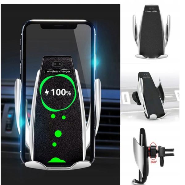 Car Phone Holder with Wireless Charger, 10 W