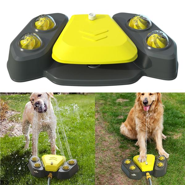 Automatic Dog Water Fountain, Yellow