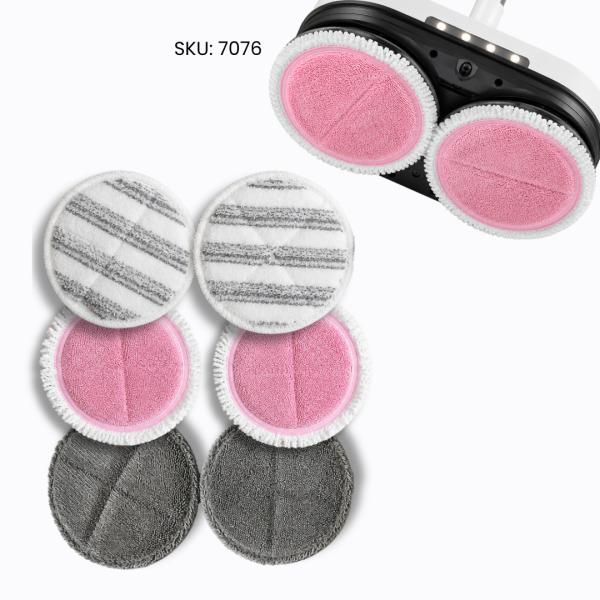 Replacement Microfiber Mop Pads, ADM, for Electric Mop