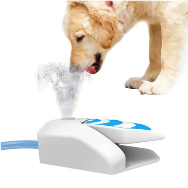 Dog Water Fountain, Automatic Pedal-Activated