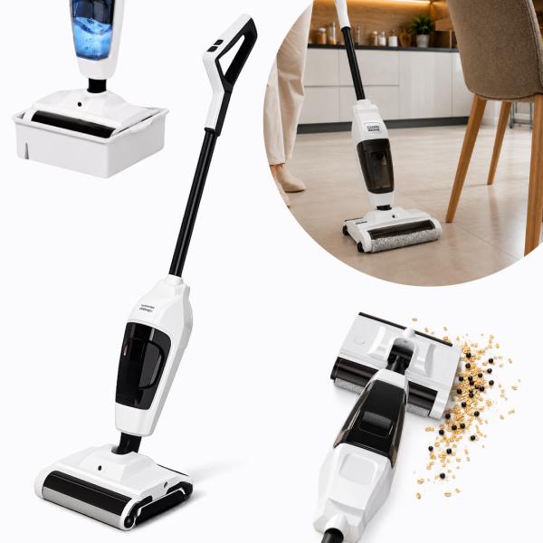 Cordless 2-in-1 Wet and Dry Vacuum Mop, 2000 mAh