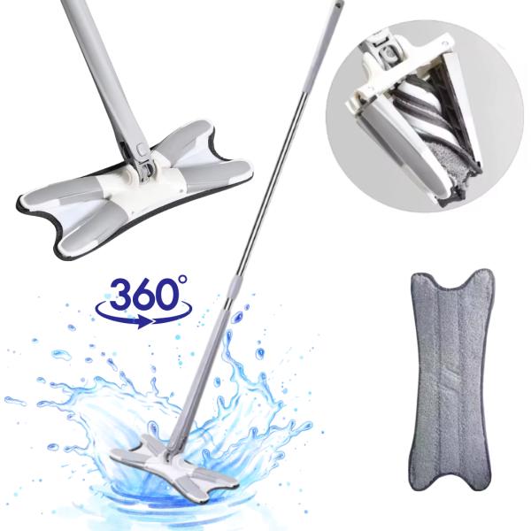 Flat Rotating Floor Mop with Wringing Function