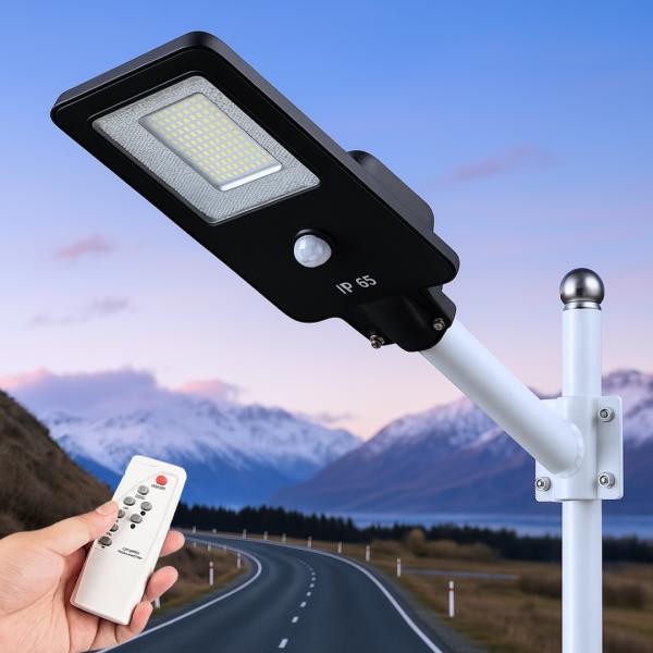 Solar LED Street Lamp with Remote Control, 200W