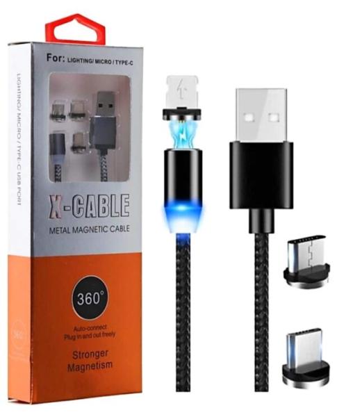 Magnetic 3-in-1 Charging Cable