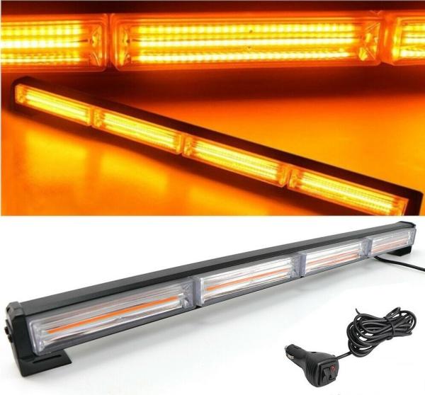 Orange COB LED Strobe Warning Lamp, 80 W