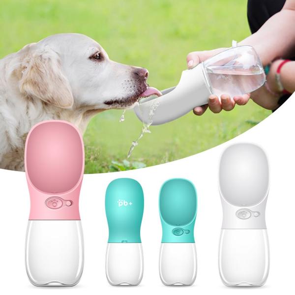 Portable Pet Water Bottle with Bowl
