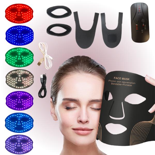 LED Photon Skin Rejuvenation Mask 210, 1200 mAh, Silicone