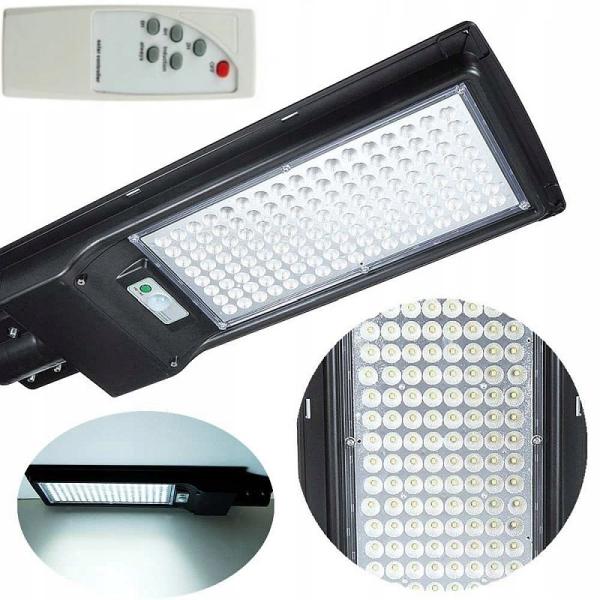 Solar LED Street Lamp with Remote Control, 200 W