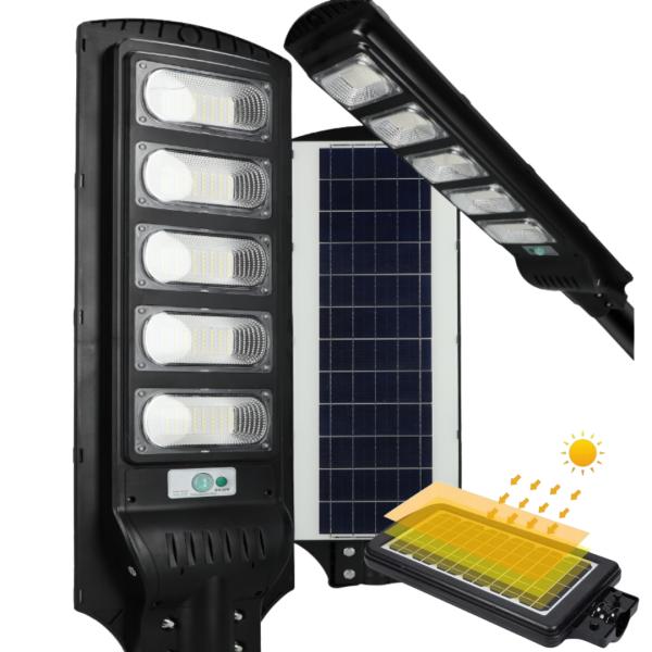 Solar LED Lamp with Remote Control, 400 W