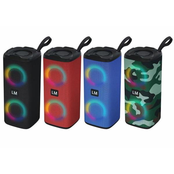 Bluetooth LED Speaker, 2 × 5 W, 1200–2000 mAh
